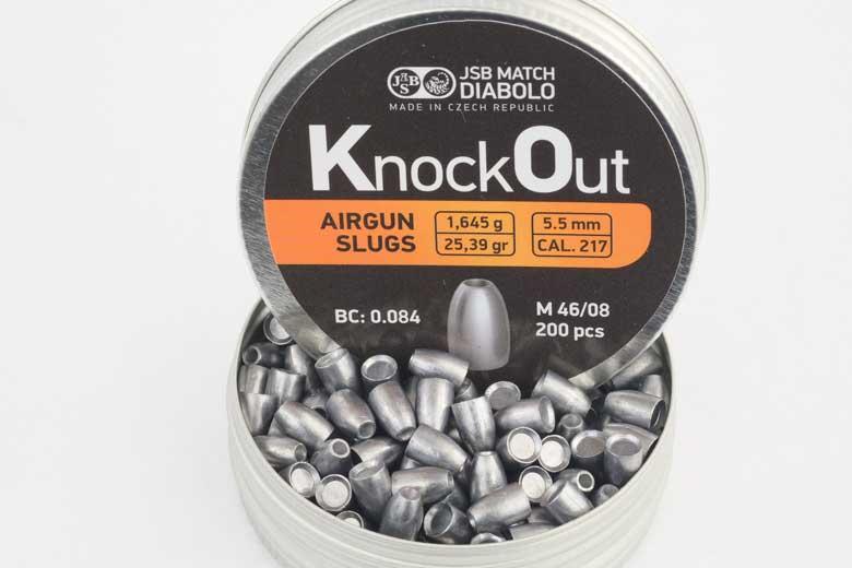 Knock Out Slugs 5,5mm / 200 stuks / .217 / 25,39 Grain - 1,645 Gram-1125-a